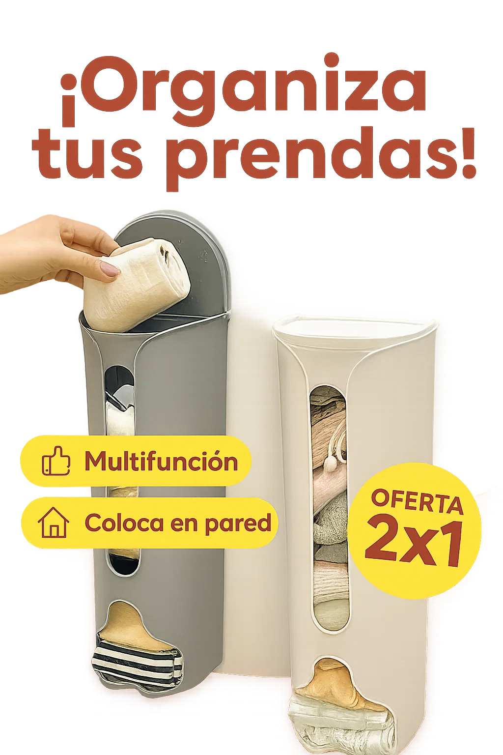 Organizador de prendas interiores ahorra espacios