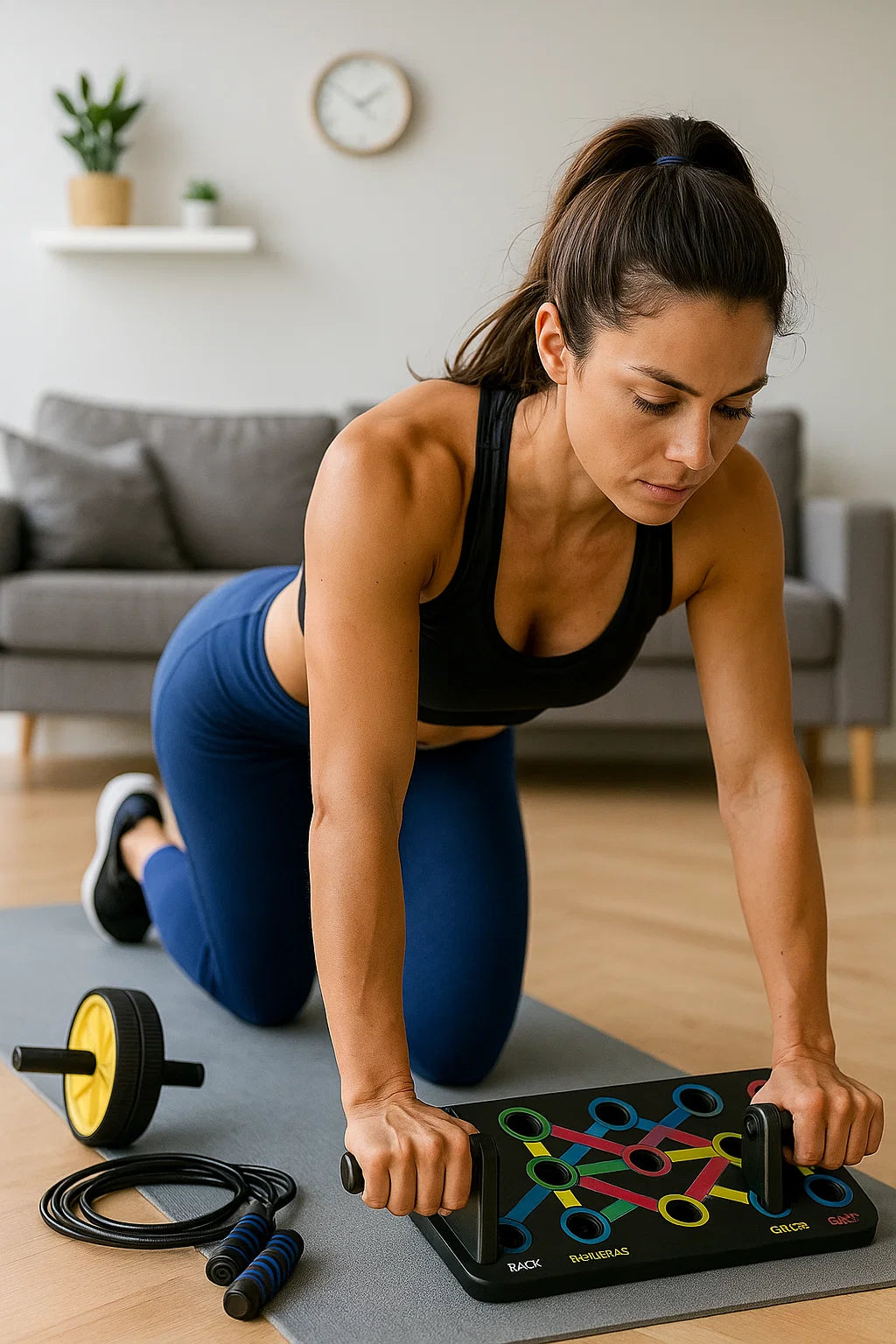 GymPro Pack™ – Tabla, Rueda y Lazo