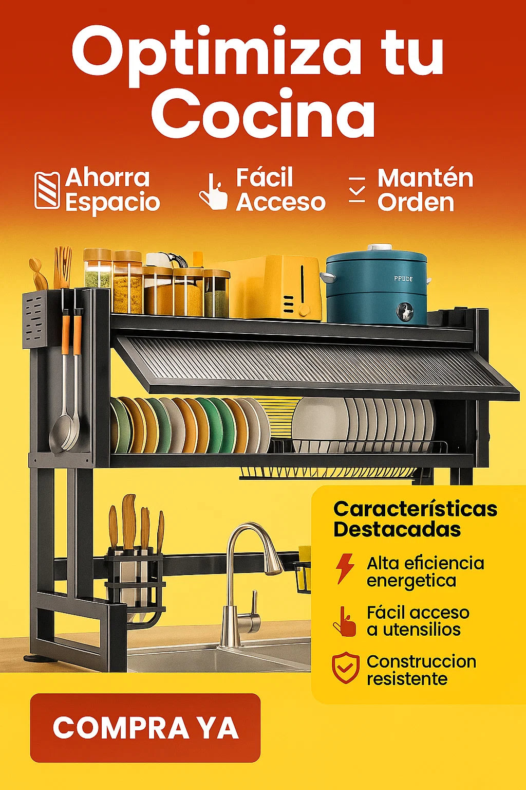 SecaMax™ – Escurridor Vertical de Alta Capacidad