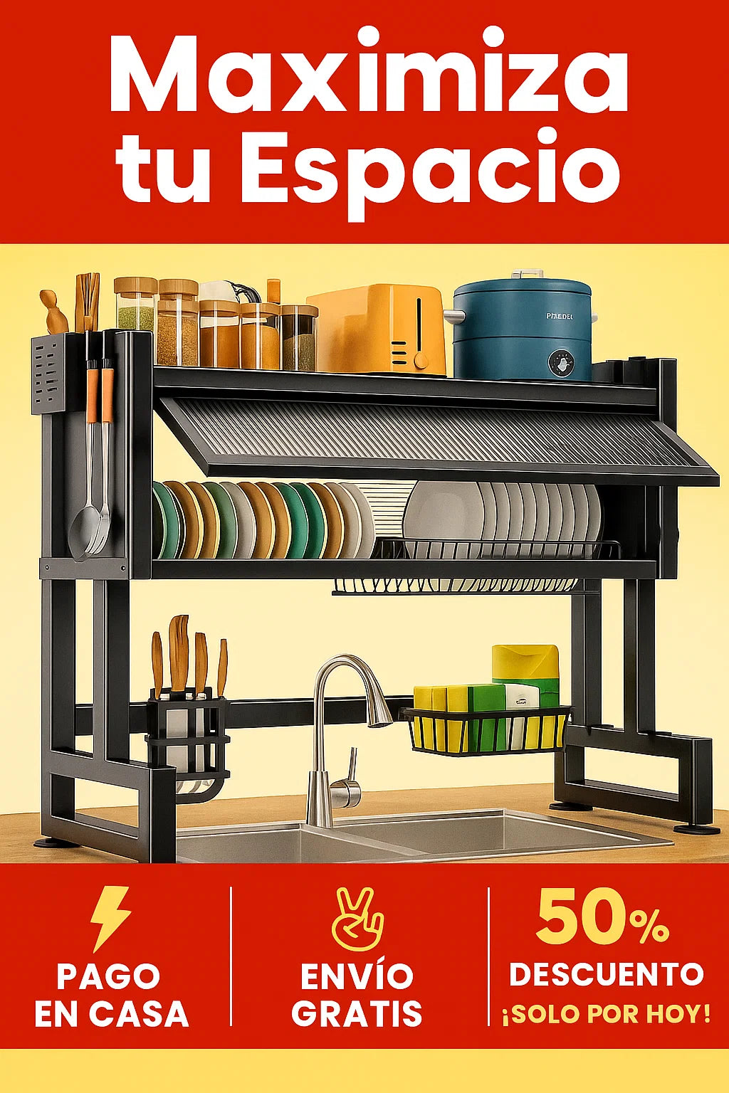 SecaMax™ – Escurridor Vertical de Alta Capacidad
