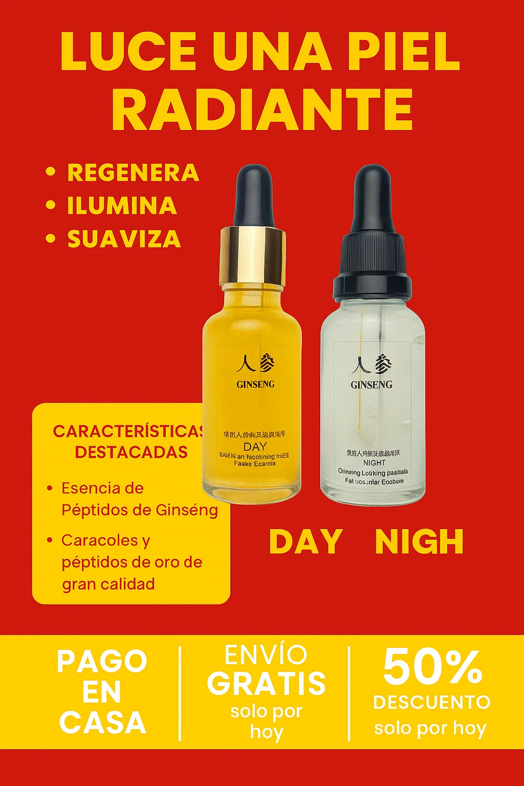 Ginseng Glow X2 – (resalta el brillo y la fórmula duplicada)