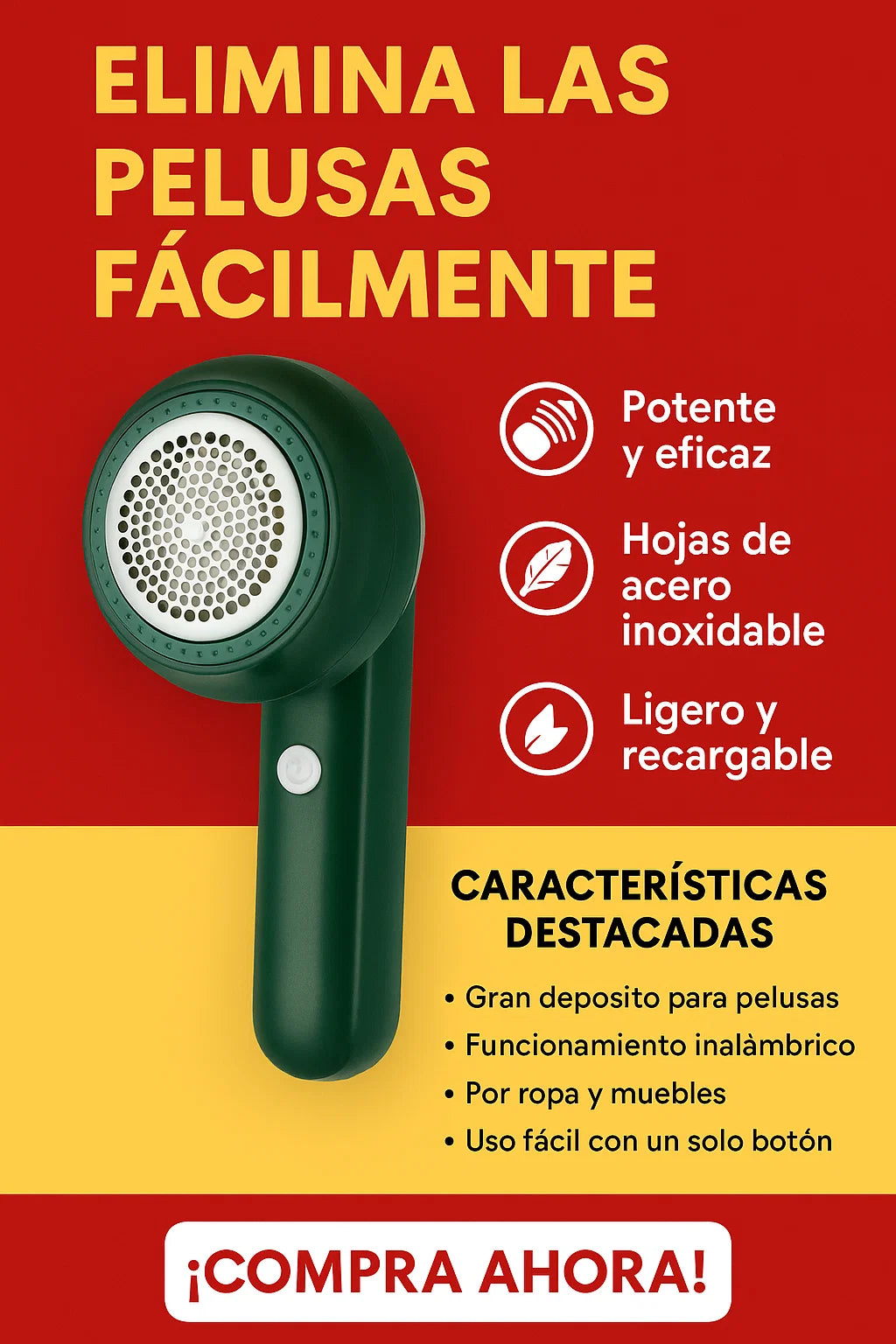 MotaStop 360 – Elimina pelusas y motas de forma profesional