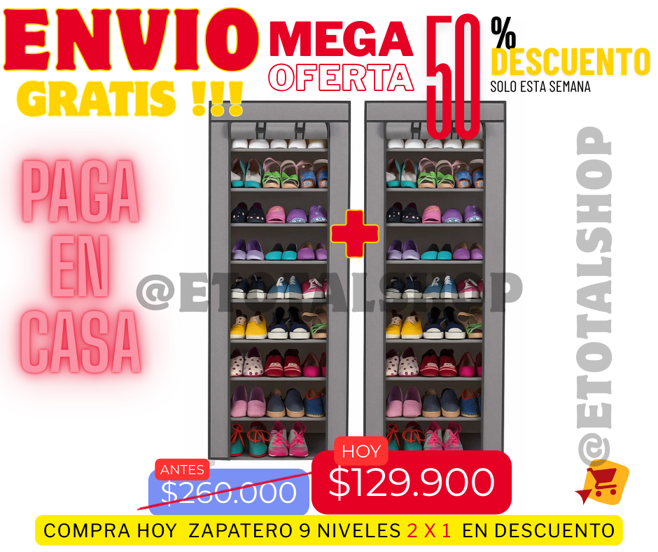 Zapatera 2X1 ProtectMax 9