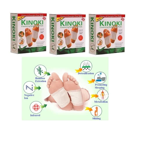 2 X 1 Parches Detox Kiyome Kinoki (Bambú) – Energía y Bienestar Mientras Duermes