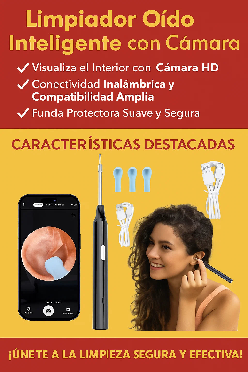 Endoscopio Auditivo NE3 – Ve y Limpia como un Experto