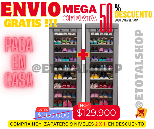 Zapatera 2X1  ProtectMax 9
